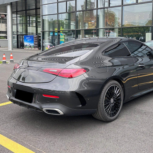 Aletines traseros Mercedes CLE C236 Coupe AMG Negro Brillo