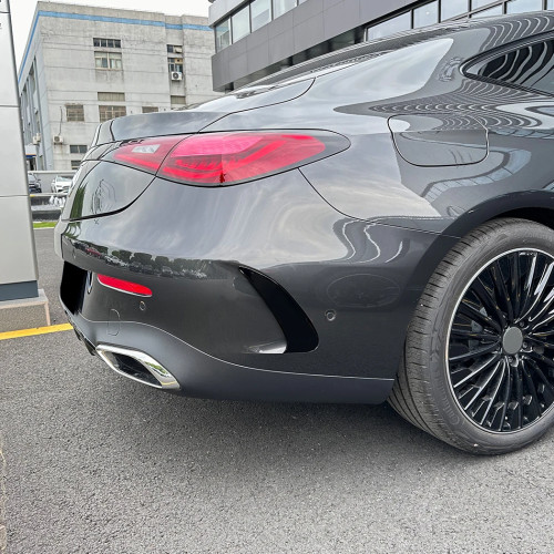 Aletines traseros Mercedes CLE C236 Coupe AMG Negro Brillo