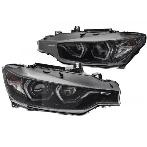 Faros Yellow Angel Eyes Led DRL BMW Serie 3 F30 F31 2011-2015