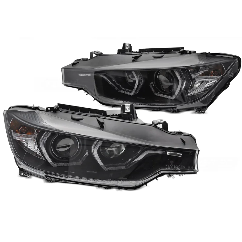 Faros Yellow Angel Eyes Led DRL BMW Serie 3 F30 F31 2011-2015