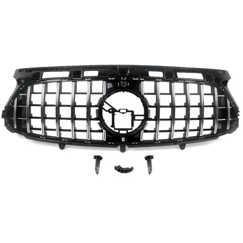 Parrilla delantera para Mercedes GLA H247 +2020 GT Panamericana Cromada con Paragolpes AMG