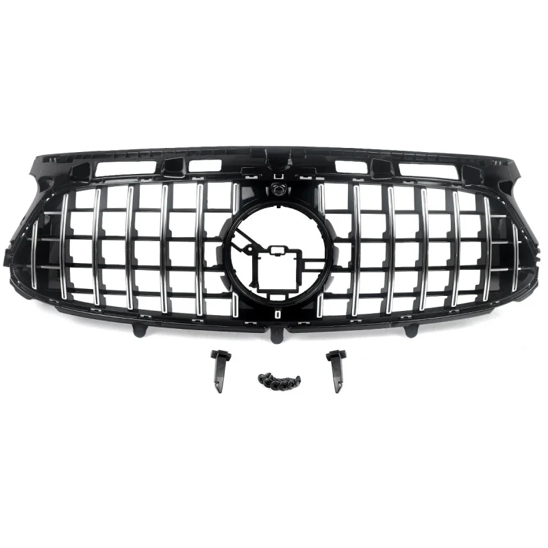 Parrilla delantera para Mercedes GLA H247 +2020 GT Panamericana Cromada con Paragolpes AMG