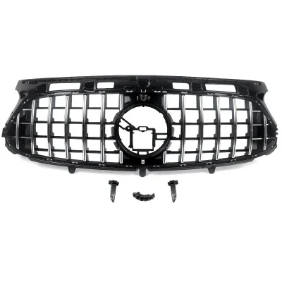 Parrilla delantera para Mercedes GLA H247 +2020 GT Panamericana Cromada con Paragolpes AMG