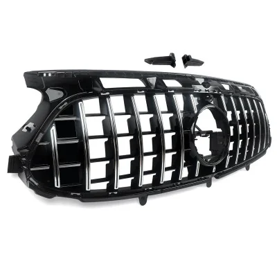 Parrilla delantera para Mercedes GLA H247 +2020 GT Panamericana Cromada con Paragolpes AMG