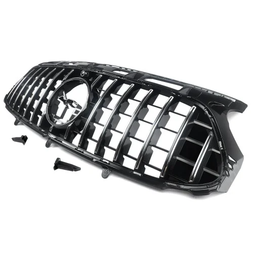 Parrilla delantera para Mercedes GLA H247 +2020 GT Panamericana Cromada con Paragolpes AMG
