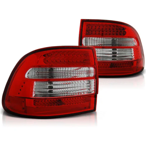 Pilotos traseros Led Porsche Cayenne 2002-2006 Rojo Transparente