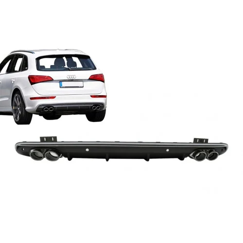 Difusor trasero Audi Q5 2012-2016 look SQ5 para Paragolpes Sline