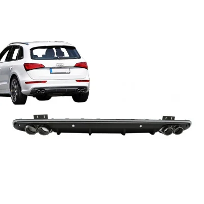 Difusor trasero Audi Q5 2012-2016 look SQ5 para Paragolpes Sline