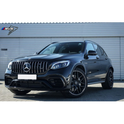 Parrilla frontal Mercedes GLC tipo Panamericana Cromada