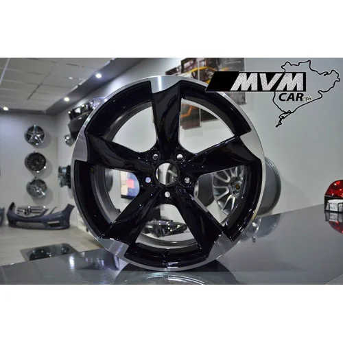 Juego de 4 Llantas 20 Rotor Black AU009