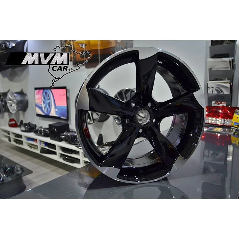 Juego de 4 Llantas 20 Rotor Black AU009