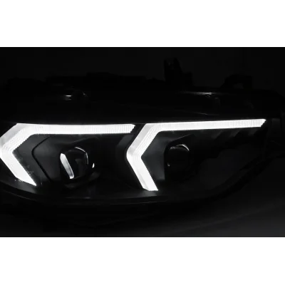 Faros Xenon BMW F32/F33 2013-2017 Look LED Cromados