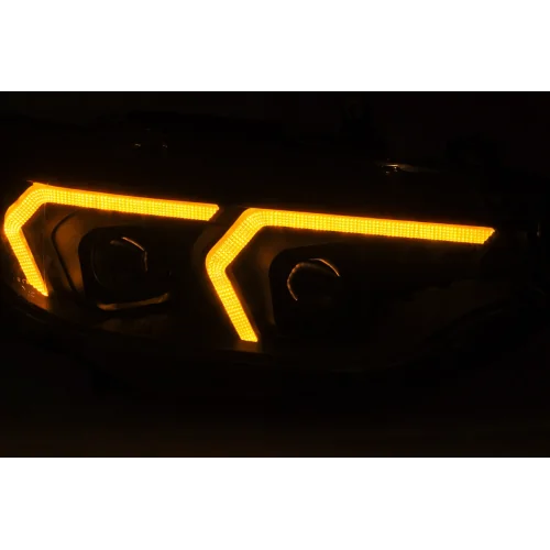 Faros Xenon BMW F32/F33 2013-2017 Look LED Cromados