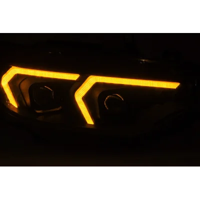 Faros Xenon BMW F32/F33 2013-2017 Look LED Cromados