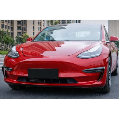 Añadidos Cannars Paragolpes Delantero Tesla Model 3 2017-2023 Negro Brillo