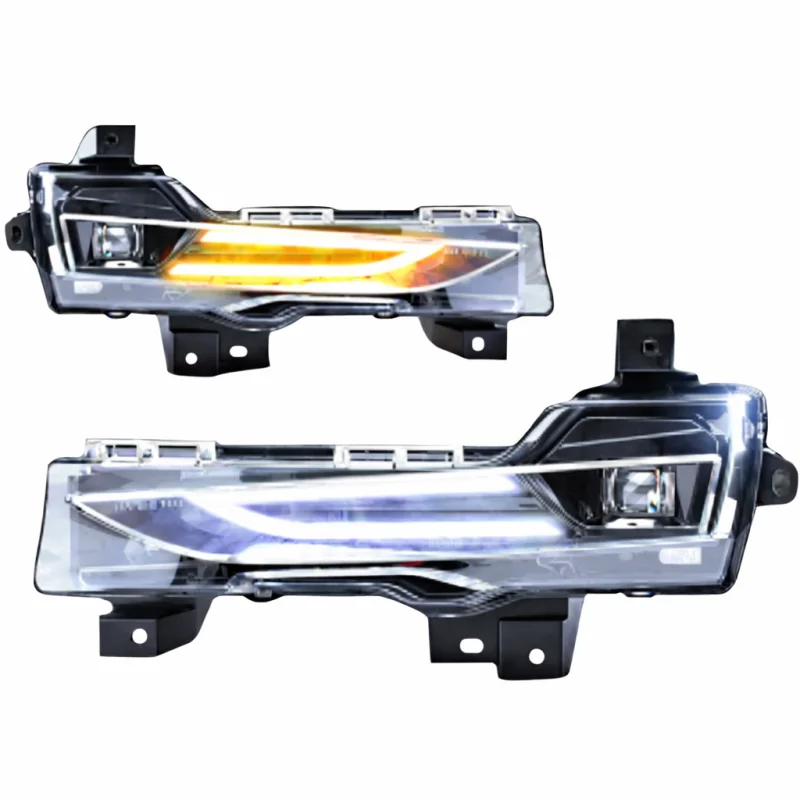 Luces Diurnas LED Dinamicas Tesla Model 3 Negro Brillo 2017-2023