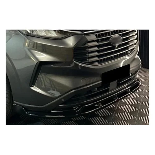 Spoiler Delantero Ford Transit / Toureo Custom 2024+ Negro Brillo