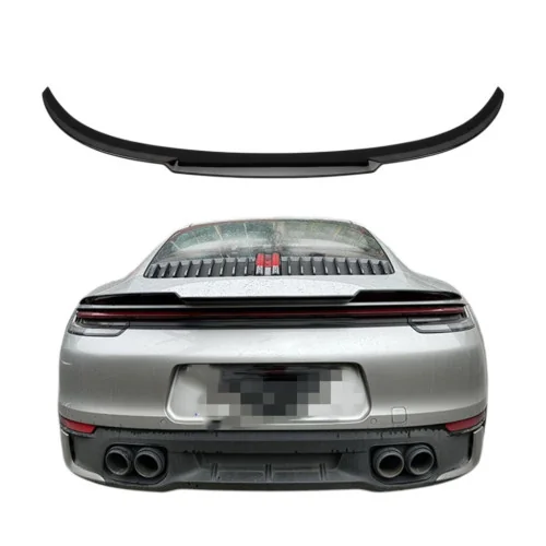 Aleron trasero Porsche 911 Carrera 992 Negro Brillo