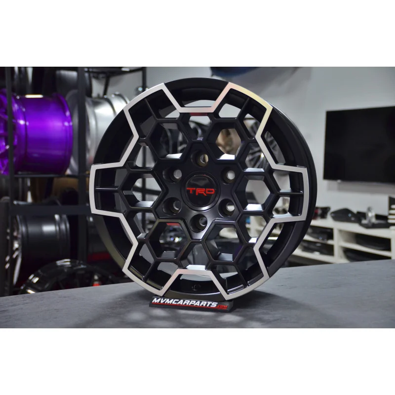 Juego de 4 Llantas 17 Toyota TRD Off Road Black Polish T03