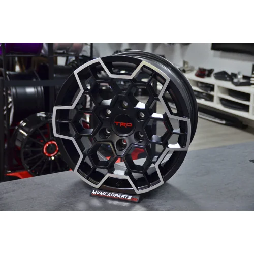 Juego de 4 Llantas 17 Toyota TRD Off Road Black Polish T03