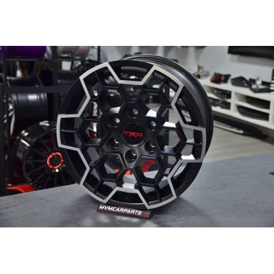 Juego de 4 Llantas 17 Toyota TRD Off Road Black Polish T03