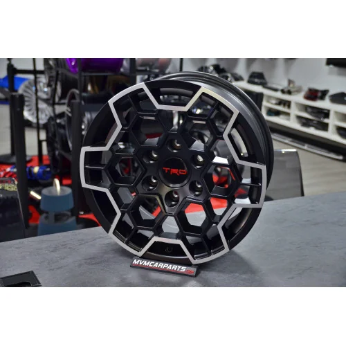 Juego de 4 Llantas 17 Toyota TRD Off Road Black Polish T03