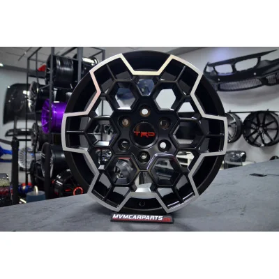 Juego de 4 Llantas 17 Toyota TRD Off Road Black Polish T03
