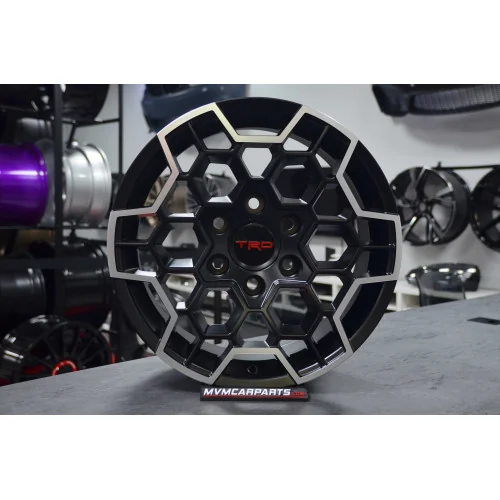 Juego de 4 Llantas 17 Toyota TRD Off Road Black Polish T03