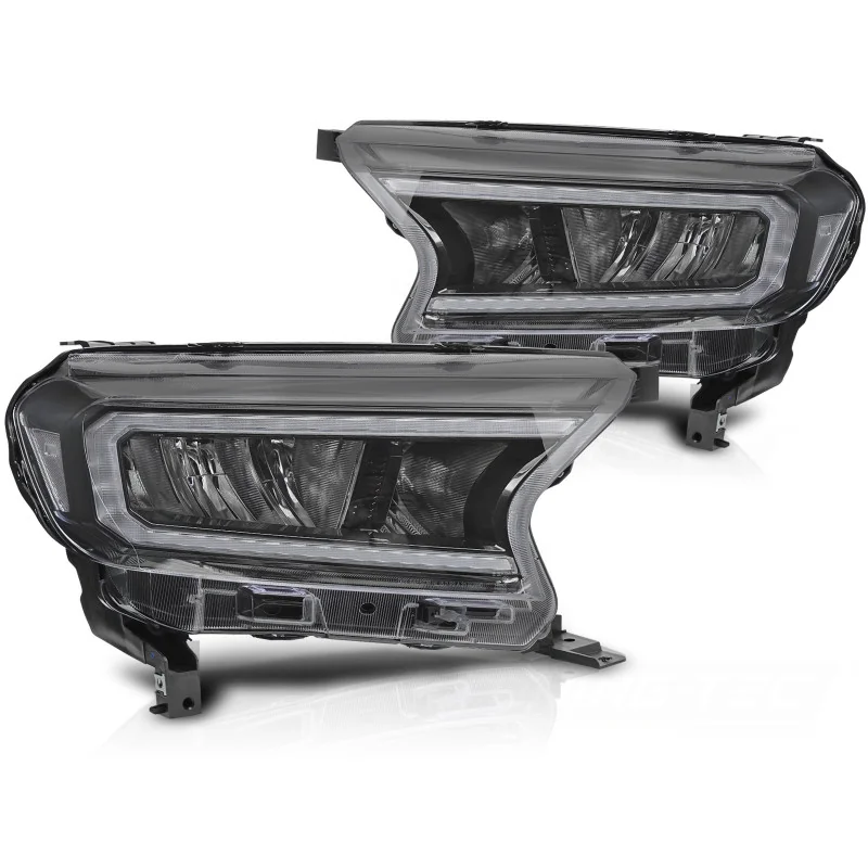 Faros Led Dinamicos para Ford Ranger 2016-2022 Negros