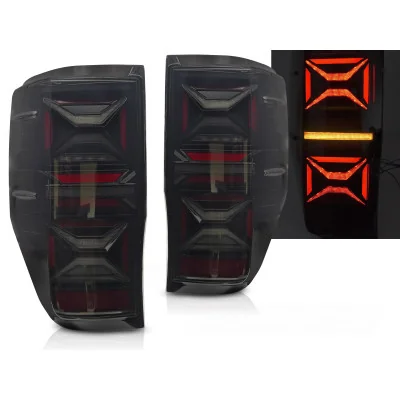 Pilotos traseros LED ahumados rojos Ford Ranger 2011-2022
