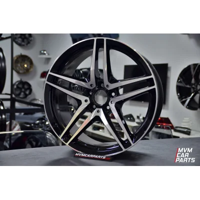 Juego de 4 Llantas 19 para Mercedes Kaiser Black Polish MB74