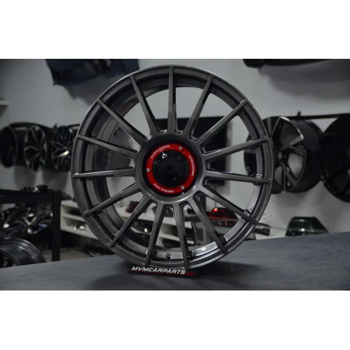 Juego de 4 Llantas 18 EVO HyperBlack VW063 look OZ LM Superturismo