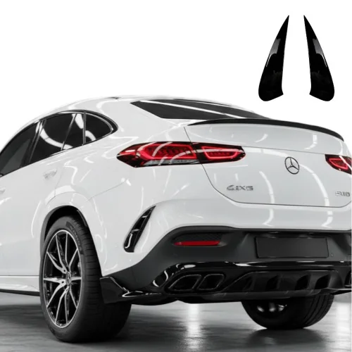 Aletines traseros Mercedes GLE C167 Coupe AMG Negro Brillo