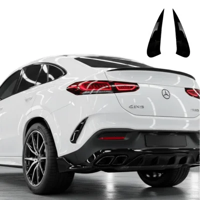 Aletines traseros Mercedes GLE C167 Coupe AMG Negro Brillo