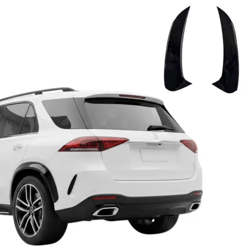 Aletines traseros Mercedes GLE W167 SUV AMG Negro Brillo