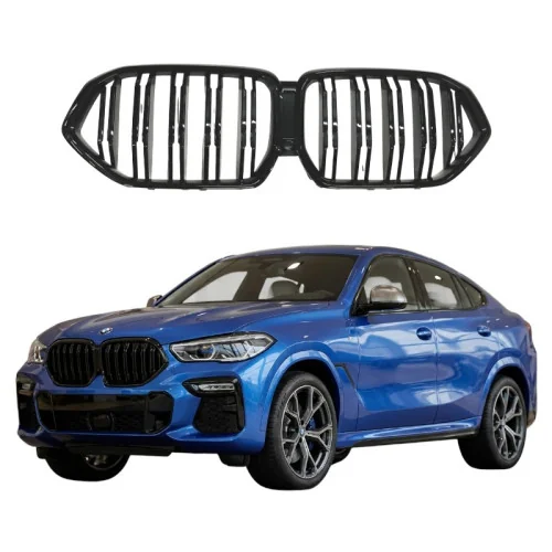 Parrilla Rejilla frontal BMW X6 G06 2018-2023 Performance Negro Brillo