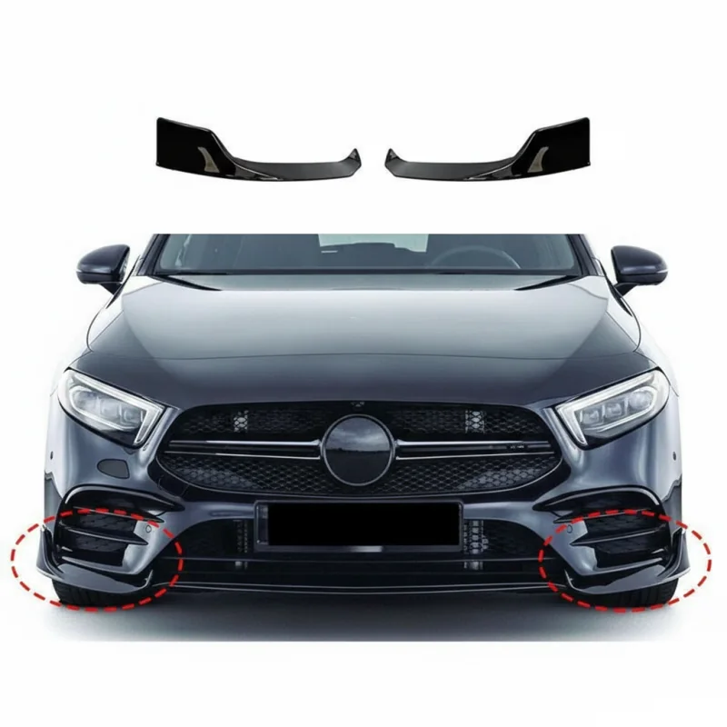 Splitter paragolpes delantero para Mercedes Clase A W177 V177 AMG