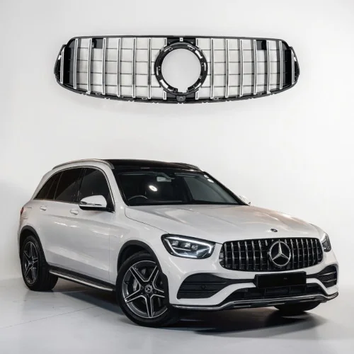 Parrilla Mercedes GLC X253 AMG Facelift 2020 look GT-R Panamericana Cromada