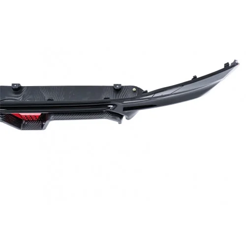 Difusor trasero look Carbono para BMW Serie 5 G30 G31 Look M5 CS con luz de Freno F1