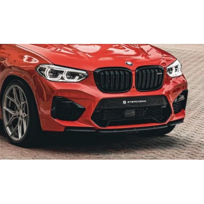 Spoiler Delantero BMW G02 X4M Look Performance Negro Brillo