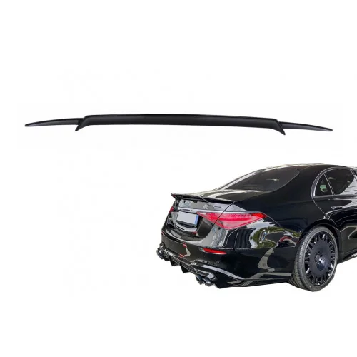 Aleron Spoiler trasero Mercedes Clase S W223 Negro Brillo look Brabus