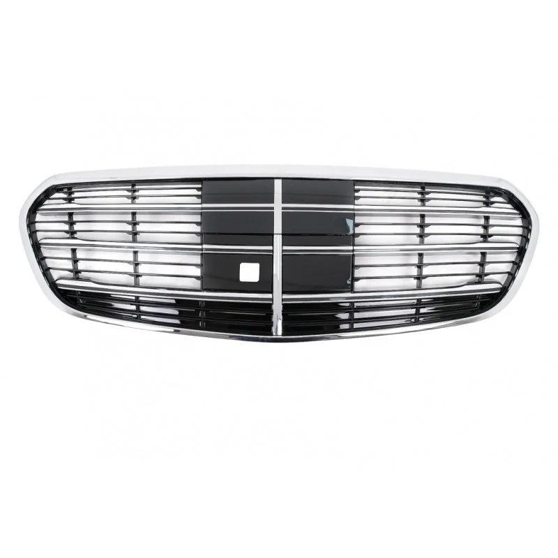 Parrilla delantera Mercedes Clase S W223 +2020 Cromada Negro