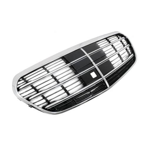 Parrilla delantera Mercedes Clase S W223 +2020 Cromada Negro