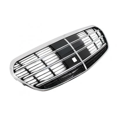 Parrilla delantera Mercedes Clase S W223 +2020 Cromada Negro