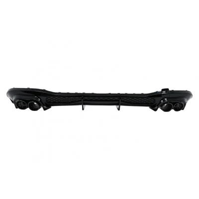 Kit Aerodinámico Mercedes Clase S W223 AMG Sport Line Difusor + Spoilers Negro Piano