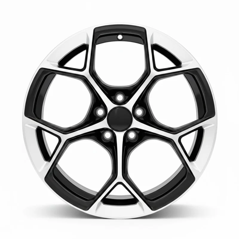 Juego de 4 Llantas 18 Anversa Black Milling Polish AU102