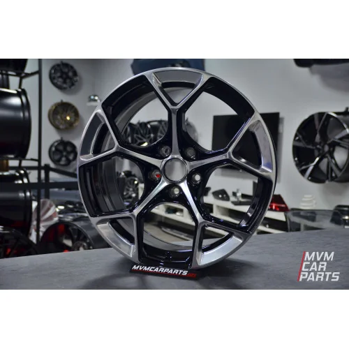 Juego de 4 Llantas 18 Anversa Black Milling Polish AU102