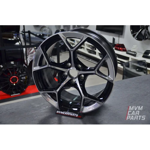 Juego de 4 Llantas 18 Anversa Black Milling Polish AU102