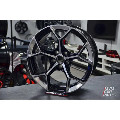 Juego de 4 Llantas 18 Anversa Black Milling Polish AU102