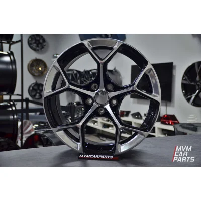 Juego de 4 Llantas 18 Anversa Black Milling Polish AU102